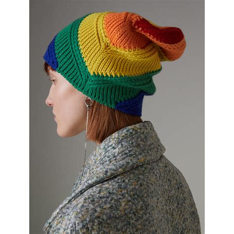 burberry rainbow beanie|Burberry beanies for sale.